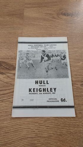 Hull v Keighley Aug 1967 Rugby League Programme