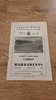 Cardiff v Barbarians Mar 1964 Rugby Programme