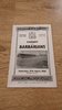 Cardiff v Barbarians 1965 Rugby Programme