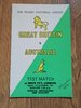 Great Britain v Australia 2nd Test 1967 Rugby League Programme