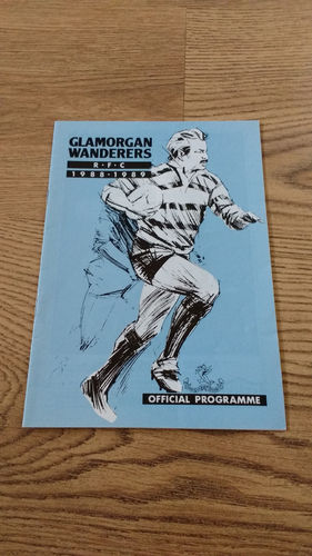 Glamorgan Wanderers v Neath Oct 1988 Rugby Programme