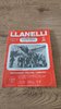 Llanelli v London Welsh Dec 1972 Rugby Programme