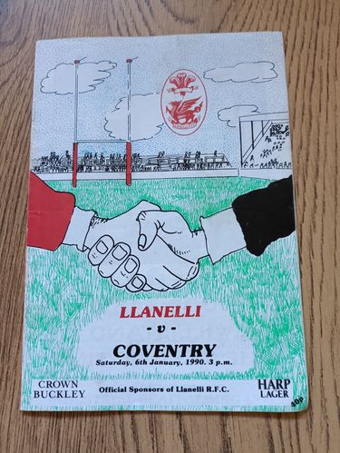 Llanelli v Coventry Jan 1990