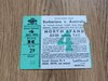 Barbarians v Australia 1976 Used Rugby Ticket