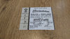 Wales v England 1991 Rugby Ticket