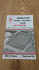 Nuneaton v Vale of Lune Nov 1988 Rugby Programme