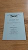 Hinckley v Vipers 1992 Leicestershire Cup Final Rugby Programme