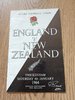 England v New Zealand 1964 Rugby Programme