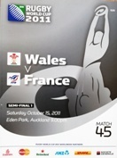Rugby World Cup 2011 Programmes