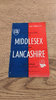 Middlesex v Lancashire County Final 1955 Rugby Programme