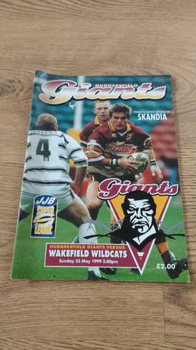 Huddersfield v Wakefield Wildcats May 1999 Rugby League Programme