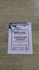 England Northern Division v American Eagles 1989 Rugby Ticket