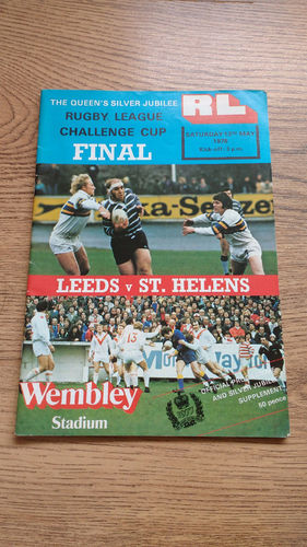 Leeds v St Helens 1978 Challenge Cup Final Rugby League Programme