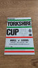 Hull v Leeds Yorkshire Cup Aug 1981 Rugby League Programme