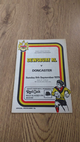 Dewsbury v Doncaster Sept 1979 Rugby League Programme