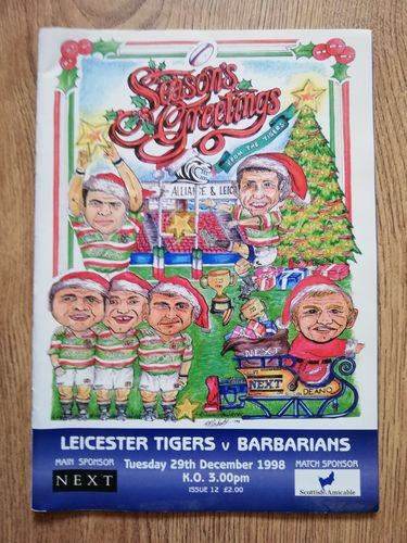 Leicester v Barbarians Dec 1998