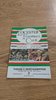 Leicester v Northampton Apr 1992 Rugby Programme