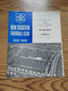 New Brighton v Liverpool Mar 1969 Rugby Programme