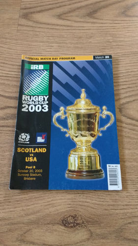 Scotland v USA 2003 Rugby World Cup
