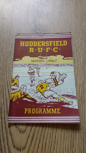 Huddersfield v Sale 1956-57 Rugby Programme