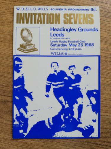Leeds Invitation Sevens 1968 Rugby League Programme