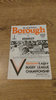 Blackpool Borough v Keighley Dec 1983 Rugby League Programme