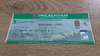 England v Italy 2001 Rugby Ticket