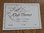Ashton-on-Mersey Rugby Club 1999 Signed Annual Dinner Menu Invitation Card
