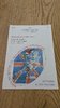Italy U19 v England Colts 1994 Rugby Programme