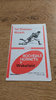 Rochdale Hornets v Wakefield Feb 1975 Rugby League Programme