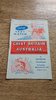 Great Britain v Australia 2nd Test 1948 Rugby League Programme