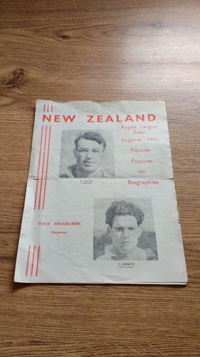 New Zealand 1955 Rugby League Tour Programme