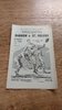 Barrow v St Helens 1956 Challenge Cup Semi-Final Replay Rugby League Programme