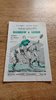 Barrow v Leigh 1957 Challenge Cup Semi-Final Rugby League Programme