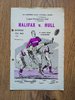 Halifax v Hull 1956 Championship Final Rugby League Programme