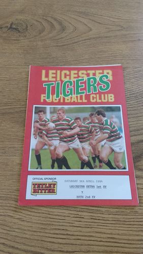 Leicester Extra 1st v Bath 2nd XV Apr 1994 Rugby Programme