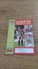 Leicester Extra 1st v Gloucester United Feb 1995 Rugby Programme