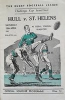 Rugby League Programmes - Cup Semi-Finals