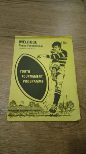 Melrose Youth Tournament Oct 1986 Rugby Programme