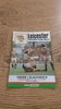 Leicester v Blackheath Dec 1984 Rugby Programme