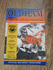 Oldham v Featherstone Rovers Mar 1993 Rugby League Programme