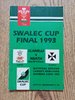 Llanelli v Neath 1993 Swalec Cup Final Rugby Programme