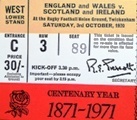 Rugby Union Tickets / Passes - Other Teams Used