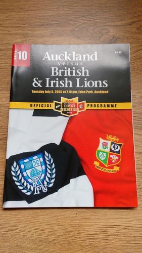 Auckland v British Lions July 2005 Rugby Tour Programme