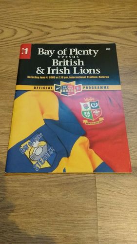 Bay of Plenty v British Lions June 2005 Rugby Tour Programme