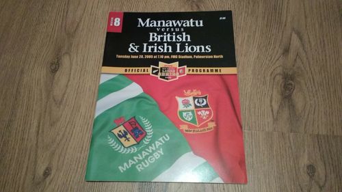 Manawatu v British Lions June 2005 Tour Rugby Programme