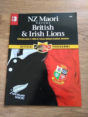New Zealand Maori v British Lions June 2005 Rugby Programme