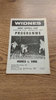 Widnes v York Jan 1969 Rugby League Programme