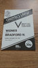 Widnes v Bradford Northern Oct 1982 Rugby League Programme