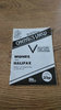 Widnes v Halifax Jan 1985 Rugby League Programme